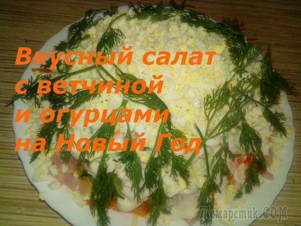 Рецепты салатов с ветчиной с простые и вкусные Рецепты салатов с ветчиной с простые и вкусные