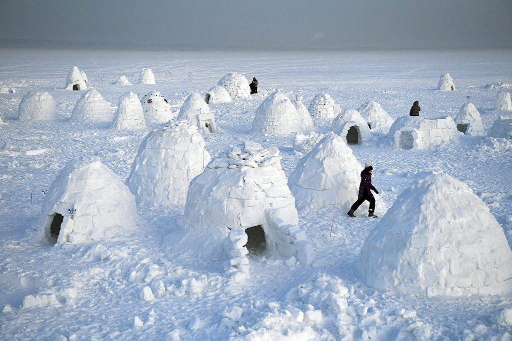 Como es un iglu por dentro