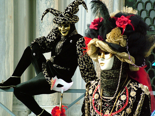 Венецианский карнавал - роскошь, маски и цветы!