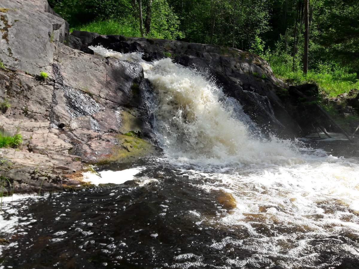 Водопады северного Приладожья