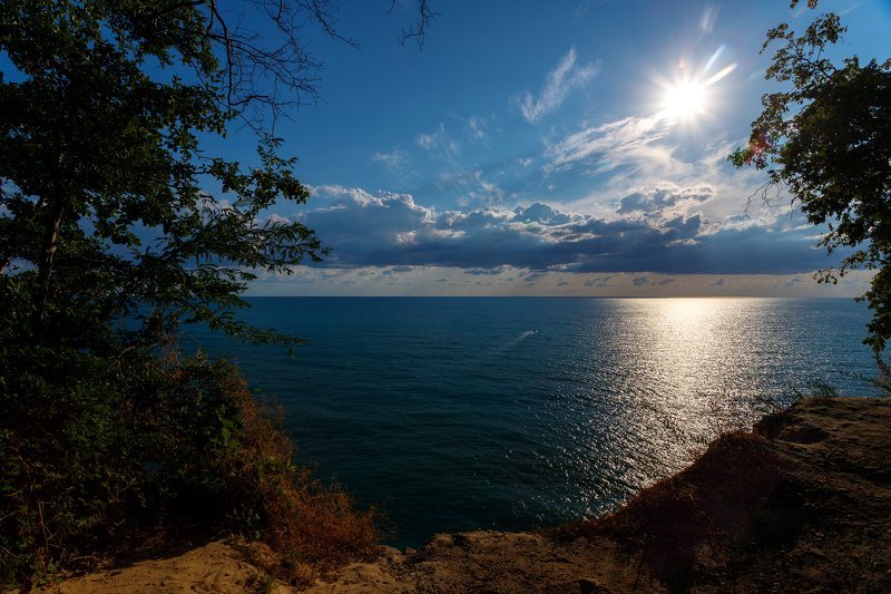 Вид моря фото черного