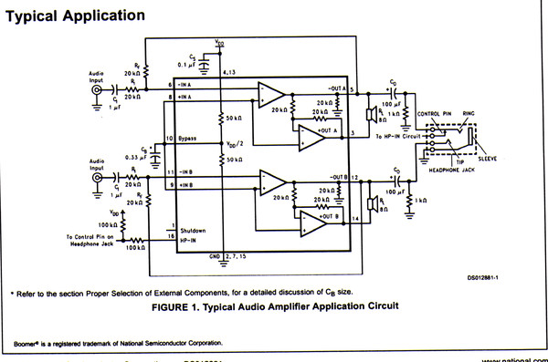 Lm833n схема усилителя